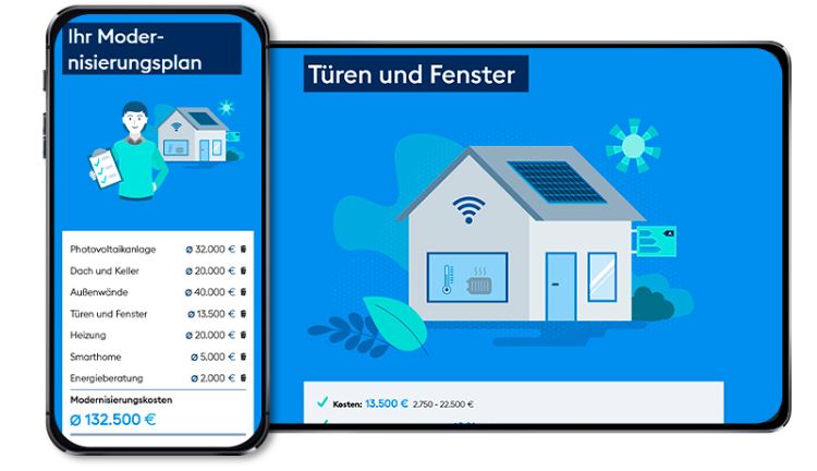 DKB Grund Modernisierungsplaner auch mobil