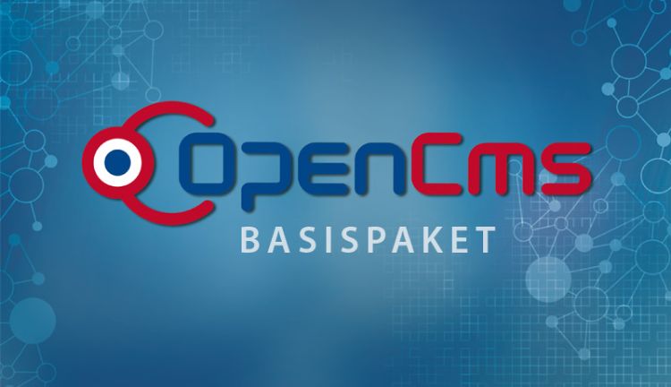 Abbildung mit Schriftzug openCms Basispaket