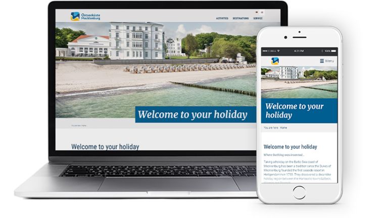 Webseite www.ostseeferien.de Webseite www.ostseeferien.de