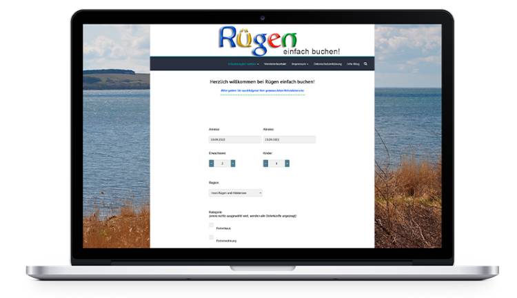 Rügen einfach buchen (Altes Buchungssystem) Rügen einfach buchen (Altes Buchungssystem)