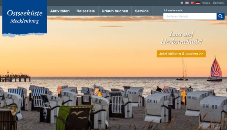 Digitale Werbung für Tourismusregion - Verband Mecklenburgische Ostseebäder Digitale Werbung für Tourismusregion - Verband Mecklenburgische Ostseebäder