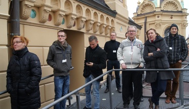 Führung im Schweriner Schloss vom Keller bis zur Kuppel beim PLANET IC Familientag 2015