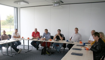 Besuch des Landkreises Mecklenburgische Seenplatte im PLANET IC Rechenzentrum