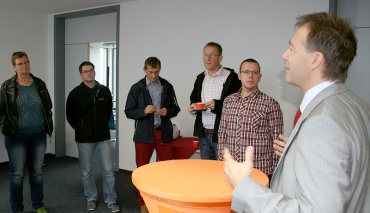 Besuch des Landkreises Mecklenburgische Seenplatte im PLANET IC Rechenzentrum