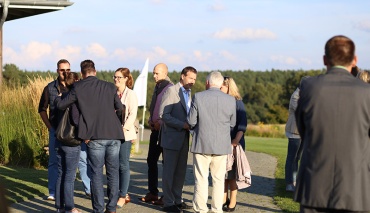 Unterhaltungen mit den Gästen