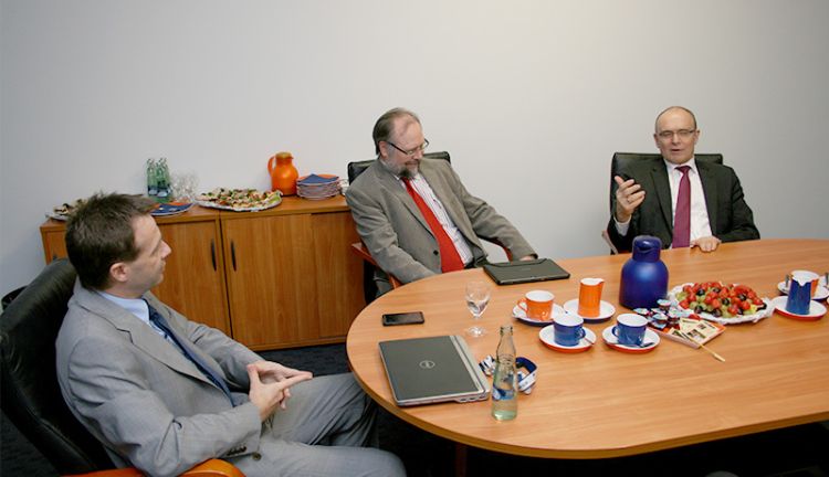 Ministerpräsident Sellering bei PLANET IC Ministerpräsident Sellering bei PLANET IC