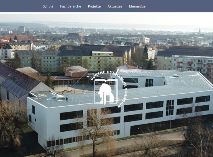 Neue Website Fur Das Goethe Gymnasium Schwerin