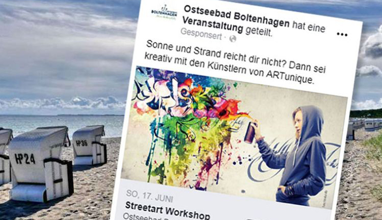 Leistung Kurverwaltung Boltenhagen Facebook Streetart Leistung Kurverwaltung Boltenhagen Facebook Streetart