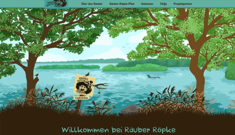Webseite von Räuber Röpke Webseite von Räuber Röpke