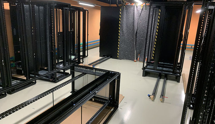 server racks aufbau