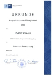 Urkunde IHK Ausbildung 2010 Urkunde IHK Ausbildung 2010