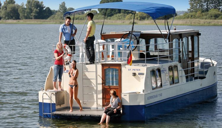 Urlaub auf dem Hausboot