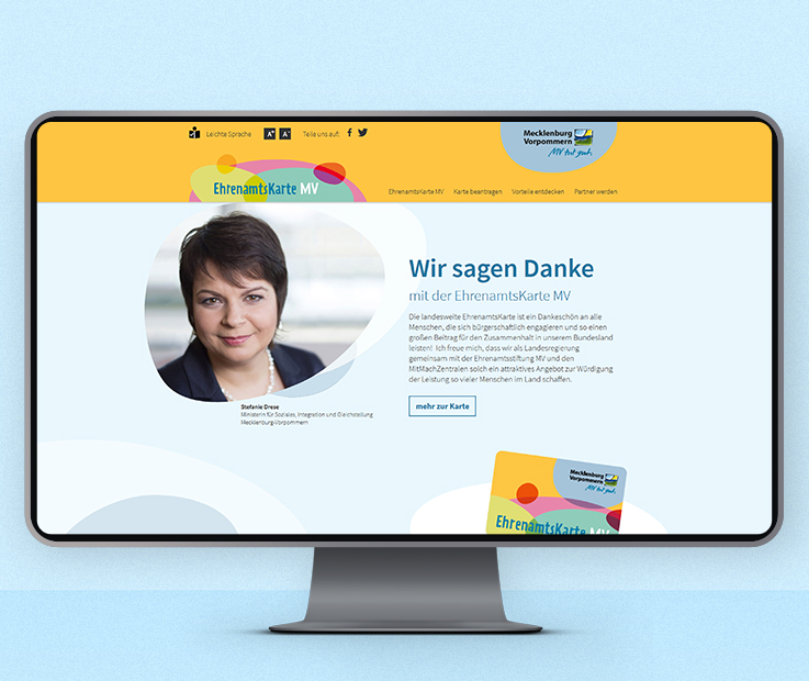 Lieblingsprojekt EhrenamtsKarte MV Lieblingsprojekt EhrenamtsKarte MV