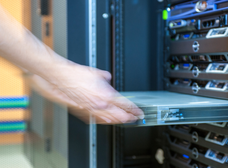 Server im Rechenzentrum Server im Rechenzentrum